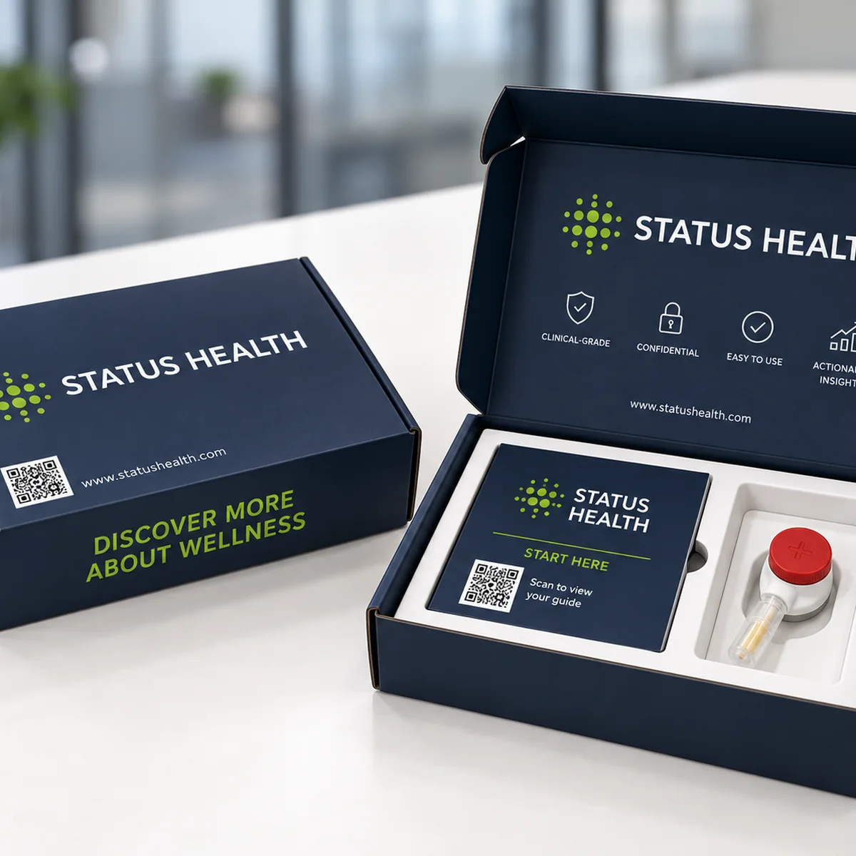 The Status Health collection kit